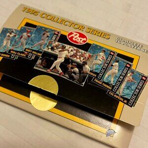 Baseball 1995 COLLECTOR SERIES.  16 Complete Player Set. With Display Folder.